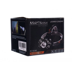 Επαναφορτιζόμενος Φακός Κεφαλής LED T6 Kraft&Dele KD-1248 - Image 4