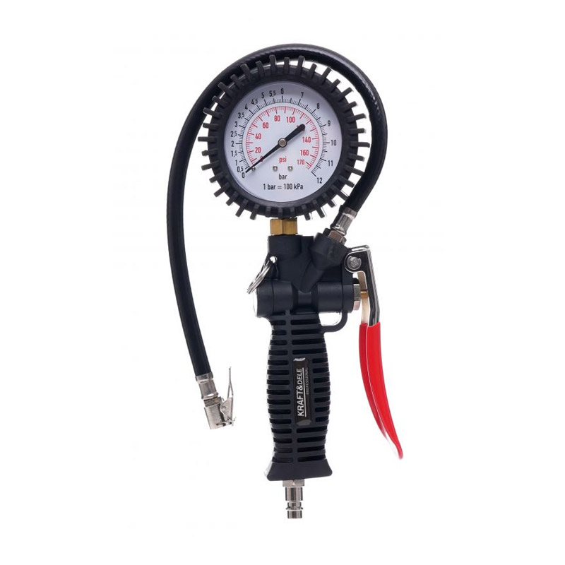 Πιστόλι Αέρος Ελαστικών με Μανόμετρο 0-12 Bar Kraft&Dele KD-1365 Πιστόλι Αέρος Ελαστικών με Μανόμετρο 0-12 Bar Kraft&Dele KD-1365