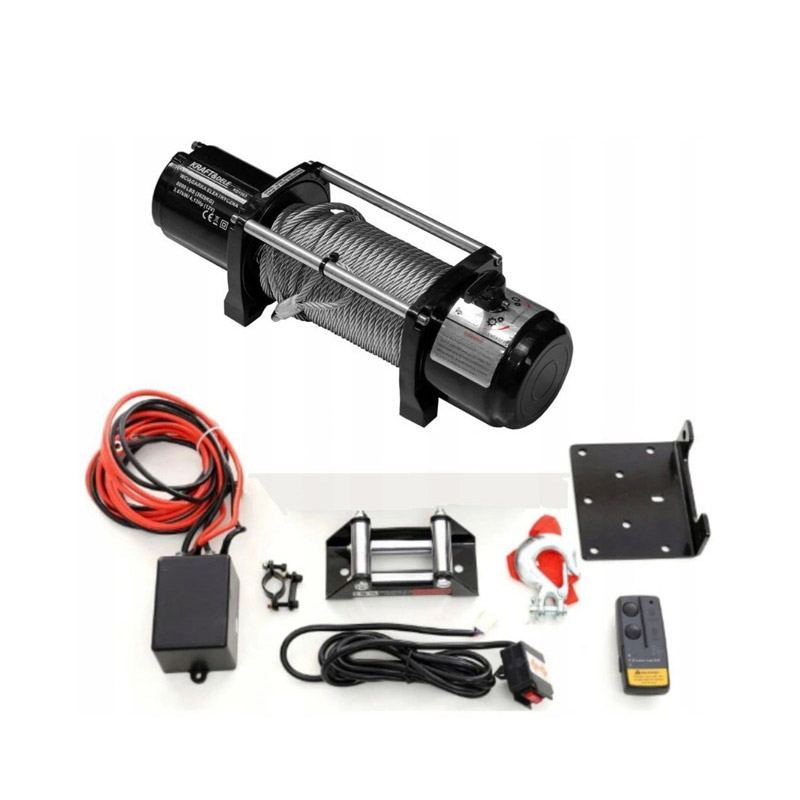 Ηλεκτρικό Παλάγκο Συρματόσχοινου 3.6 T 12 V Kraft&Dele KD-1563 Ηλεκτρικό Παλάγκο Συρματόσχοινου 3.6 T 12 V Kraft&Dele KD-1563