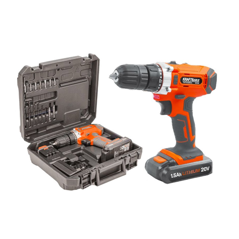 Επαναφορτιζόμενο Δραπανοκατσάβιδο 20 V Kraft&Dele KD-3067 Επαναφορτιζόμενο Δραπανοκατσάβιδο 20 V Kraft&Dele KD-3067