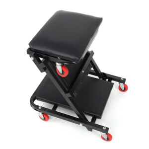 Πτυσσόμενη Ξαπλώστρα Συνεργείου με Μαξιλάρι και 6 Ροδάκια Kraft&Dele KD-378 - Image 3