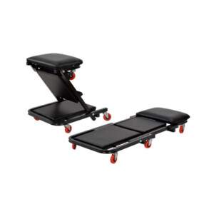 Πτυσσόμενη Ξαπλώστρα Συνεργείου με Μαξιλάρι και 6 Ροδάκια Kraft&Dele KD-378