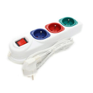 Πολύπριζο Ασφαλείας 3 Θέσεων με Καλώδιο 5 m Kraft&Dele KD-4007 - Image 4