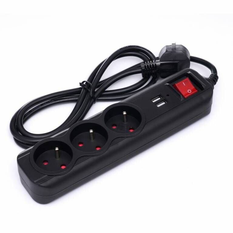 Πολύπριζο με 3 Υποδοχές & 2 Θύρες USB – 3m με Διακόπτη KD-4032 Kraft&Dele Πολύπριζο με 3 Υποδοχές & 2 Θύρες USB – 3m με Διακόπτη KD-4032 Kraft&Dele