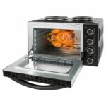 Ηλεκτρικό Φουρνάκι 28L 3100W με 2 Εστίες Μαγειρέματος KK6059CB Bomann - Image 4