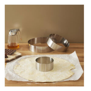 Σετ Στρογγυλά Ανοξείδωτα Τσέρκια - Κουπ Πατ Ζαχαροπλαστικής 3 τμχ LiLy Cook KP5748 - Image 2