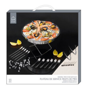 Σετ Σερβιρίσματος Θαλασσινών 22 τμχ Home Deco Factory KU6715 - Image 5