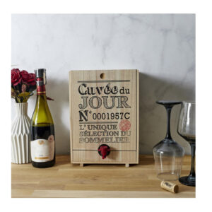 Ξύλινος Διανομέας Κρασιού για Ασκό 3 Lt και 5 Lt 22 x 18.8 x 31.2 cm Cook Concept KV7233 - Image 4