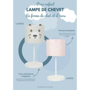 Παιδικό Φωτιστικό Αρκουδάκι 16 x 36 x 16cm Γκρι LA00121 Home Deco Kids - Image 5