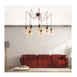 Κρεμαστό Φωτιστικό Οροφής Πολύφωτο Home Deco Factory LA12093 - Image 2