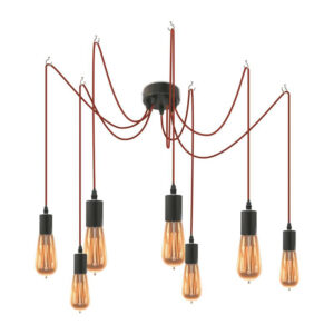 Κρεμαστό Φωτιστικό Οροφής Πολύφωτο Home Deco Factory LA12093 - Image 5