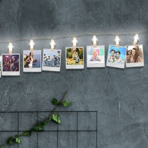 Φωτιζόμενη Γιρλάντα LED με 12 Clips 195 cm LA9903 Home Deco Factory - Image 3