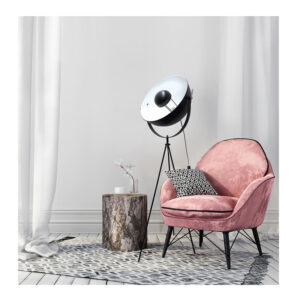 Μεταλλικό Τρίποδο Φωτιστικό Δαπέδου E27 40 W 65 x 143 cm Home Deco Factory LA9926 - Image 3