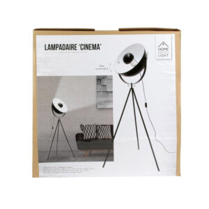 Μεταλλικό Τρίποδο Φωτιστικό Δαπέδου E27 40 W 65 x 143 cm Home Deco Factory LA9926 - Image 4