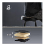 Σετ Μεταλλικά Σκαμπό Μπαρ 51.6 x 51.6 x 76.2 cm 2 τμχ VASAGLE LBC090B01 - Image 2