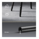 Σετ Μεταλλικά Σκαμπό Μπαρ 51.6 x 51.6 x 76.2 cm 2 τμχ VASAGLE LBC090B01 - Image 3