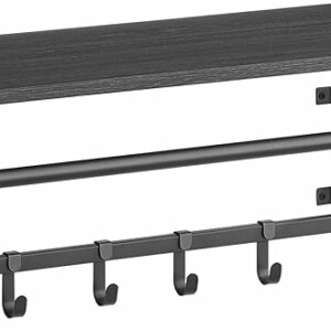 VASAGLE Κρεμάστρα Τοίχου με Ράφι