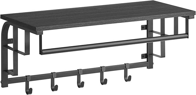 VASAGLE Κρεμάστρα Τοίχου με Ράφι VASAGLE Κρεμάστρα Τοίχου με Ράφι