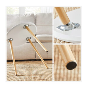 Σετ Ξύλινα Βοηθητικά Τραπέζια Nesting 45 x 50 cm 2 τμχ VASAGLE LET07WN - Image 3