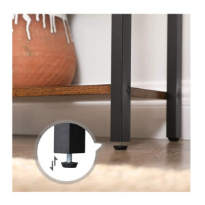 Μεταλλική Βιβλιοθήκη με 5 Ξύλινα Ράφια 62 x 24 x 165 cm VASAGLE LLS025B01V1 - Image 5