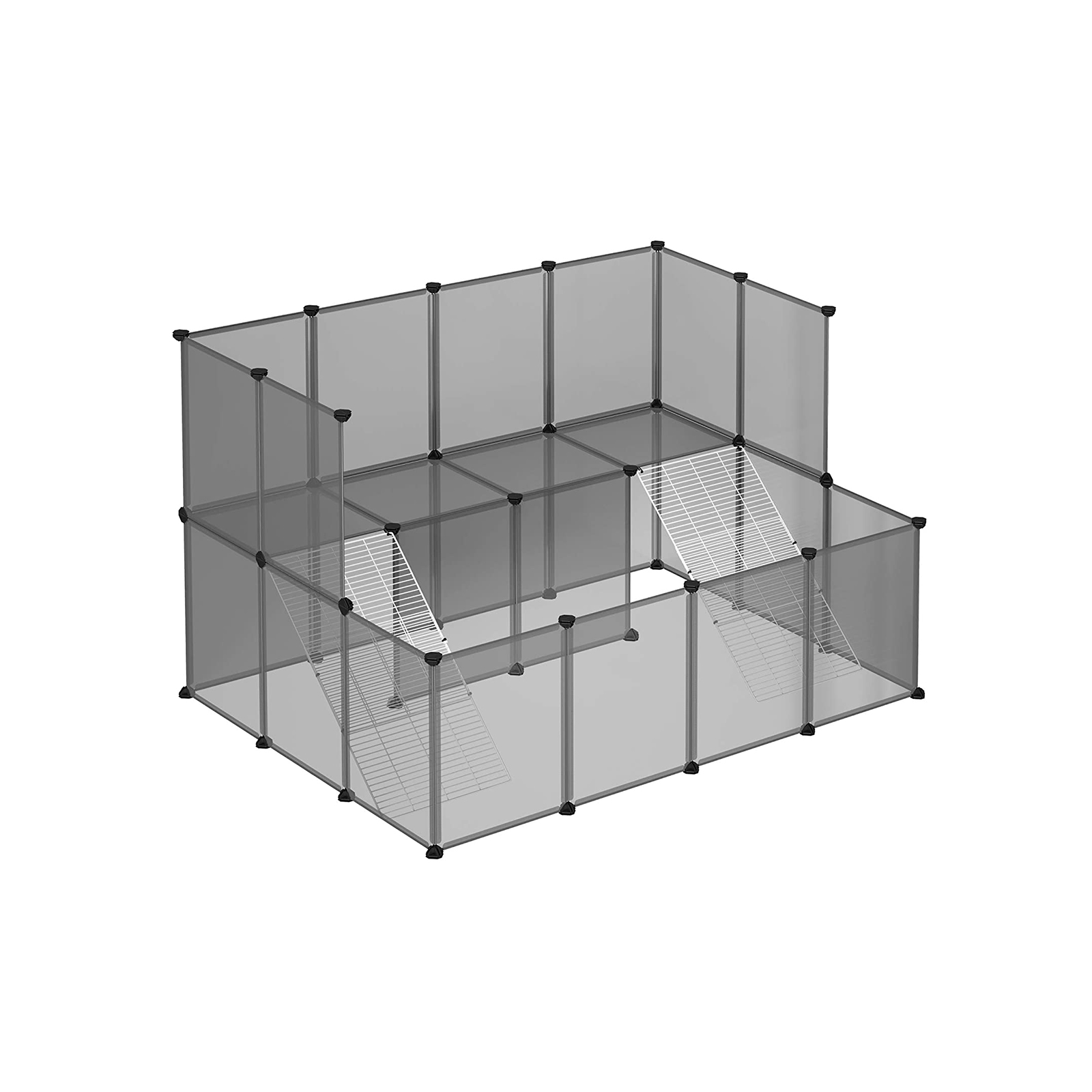 SONGMICS Πολυτελές Παιχνιδότοπος για Ινδικά Χοιρίδια και Μικρά Κατοικίδια