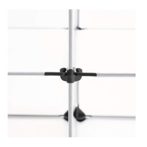 Πολυμορφική Πλαστική Παπουτσοθήκη με 9 Κύβους 123 x 31 x 93 cm Songmics LPC502W - Image 3