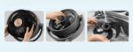 Levoit Επιδαπέδιος Ανεμιστήρας Ορθοστάτης Levoit Smart Pedestal Fan με Wi-Fi, Τηλεχειριστήριο & 12 Ταχύτητες Γκρι LPF-R432-AEUR - Image 3