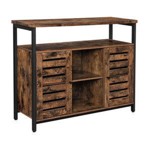 Μεταλλικό Έπιπλο με 2 Ντουλάπια και 3 Ράφια 100 x 35 x 80 cm VASAGLE LSC79BX