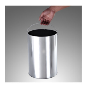 Επιδαπέδιο Σταχτοδοχείο από Ανοξείδωτο Ατσάλι με Κάδο Απορριμμάτων Songmics LTB17C - Image 4