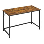 Μεταλλικό Γραφείο 120 x 60 x 75 cm Χρώματος Σκούρο Καφέ VASAGLE LWD039B01 - Image 5