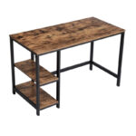 Μεταλλικό Γραφείο με 2 Ράφια 120 x 60 x 75 cm VASAGLE LWD47X
