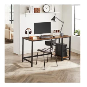 Μεταλλικό Γραφείο με 2 Ράφια 140 x 60 x 75 cm VASAGLE LWD55X - Image 4