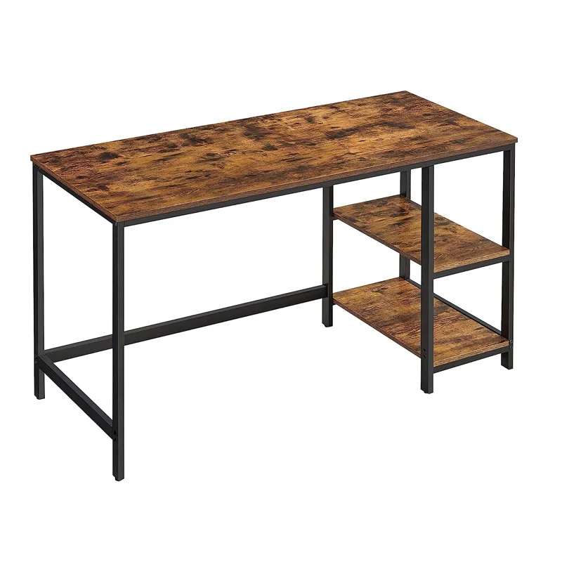 Μεταλλικό Γραφείο με 2 Ράφια 140 x 60 x 75 cm VASAGLE LWD55X Μεταλλικό Γραφείο με 2 Ράφια 140 x 60 x 75 cm VASAGLE LWD55X