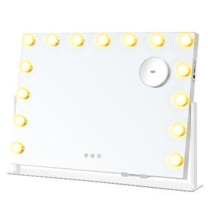 SONGMICS Φωτιζόμενος Καθρέφτης Μακιγιάζ 15 LED