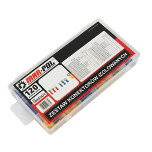 Σετ Ακροδέκτες Καλωδίων με Μόνωση σε Κασετίνα 120 τμχ MAR-POL M66504 - Image 2