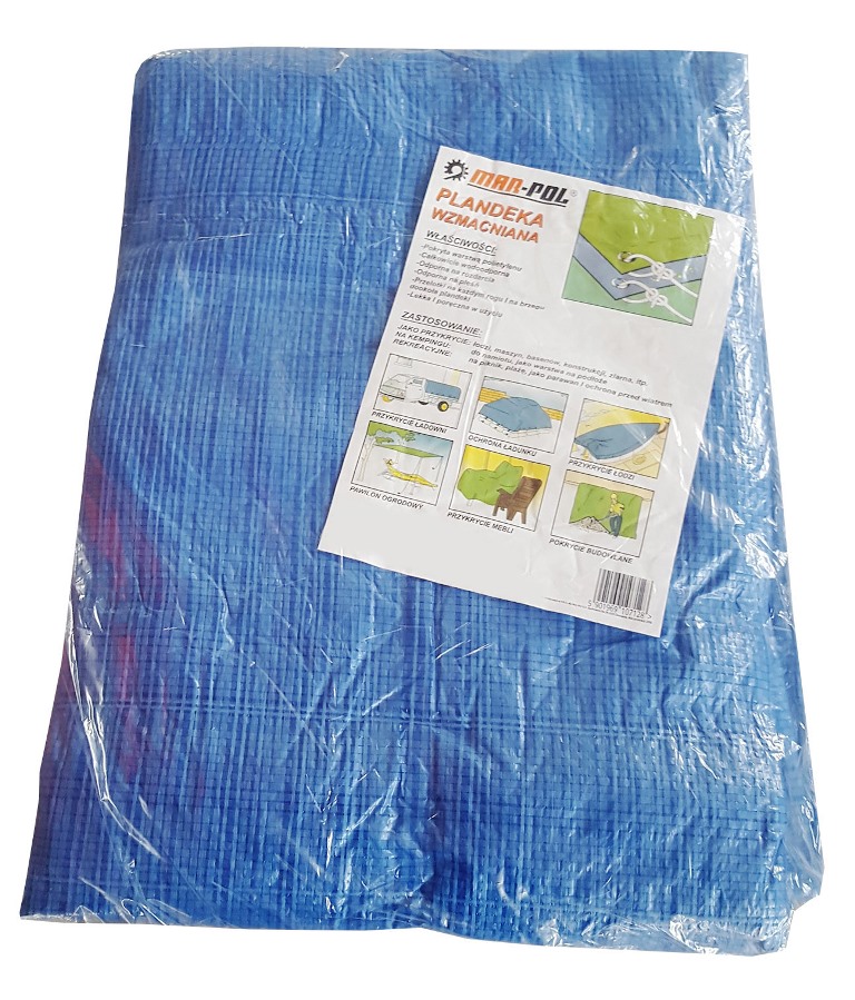 Αδιάβροχος Μουσαμάς με Κρίκους 8 x 12 m MAR-POL M85090 Αδιάβροχος Μουσαμάς με Κρίκους 8 x 12 m MAR-POL M85090