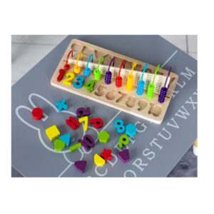 Εκπαιδευτικό Ξύλινο Παιχνίδι Άβακας Ecotoys MB059 - Image 3