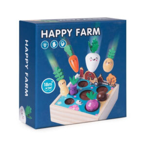 Ξύλινο Παιχνίδι Λαχανόκηπος Τελάρο με 7 Λαχανικά 17 x 17 x 6.2 cm Ecotoys ME513 - Image 3