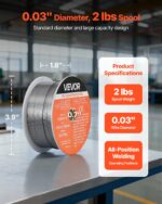 VEVOR Αυτόματη Συγκόλληση Inox, E308LFC-O, 0.8mm, 0.9kg MIGHSYXHSE30R0916001V0 - Image 5