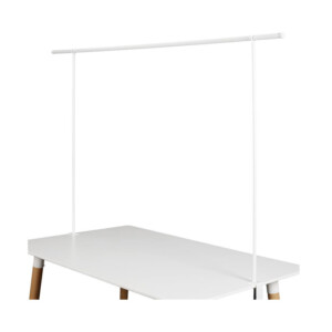 Μεταλλική Μπάρα Διακόσμησης Τραπεζιού 250 x 4 x 90 cm Χρώματος Λευκό Home Deco Factory MO1323 - Image 5