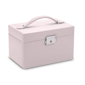 Κοσμηματοθήκη - Μπιζουτιέρα 18.6 x 14.8 x 11 cm Χρώματος Ροζ Massido MS-700-Pink - Image 4