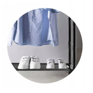 Πλαστική Κρεμάστρα Ρούχων Δαπέδου 107 x 35.5 x 174 cm Massido MS-866 - Image 3