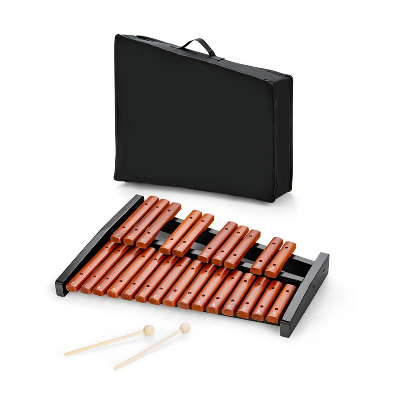 Ξύλινο Ξυλόφωνο με 25 Τόνους 42 x 57 x 6 cm Costway MU10076 Ξύλινο Ξυλόφωνο με 25 Τόνους 42 x 57 x 6 cm Costway MU10076