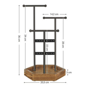 Μεταλλικό Σταντ Κοσμημάτων 35 x 35 cm MWS19176 - Image 2