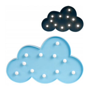 Παιδικό Πλαστικό LED Φωτιστικό Σύννεφο 29 x 3 x 18 cm Nukido NK-409-Cloud - Image 2