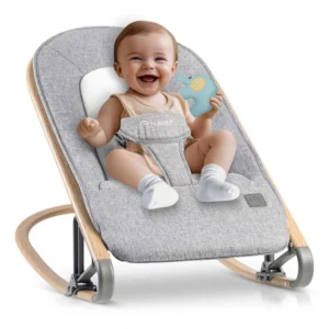 Χειροκίνητο Relax Μωρού 2 σε 1 για Παιδί έως 9kg Γκρι NK-53 Nukido - Image 3