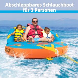 Costway  Φουσκωτό Τρίκλινο για Σκάφος Formula Tube για Καθιστή και Γονατιστή Χρήση 240 x 200 x 70 εκ. NP11600