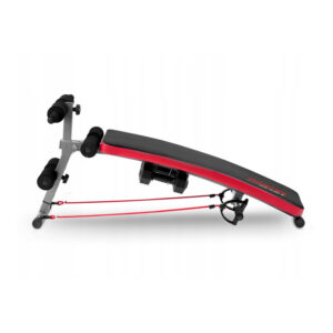Πάγκος Κοιλιακών και Ασκήσεων Sit Up με 2 Λάστιχα Αντίστασης και 2 Αλτήρες 127 x 30 x 55 cm Neo-Sport NS-211 - Image 2