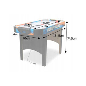 Ξύλινο Επιδαπέδιο Air Hockey 121.5 x 61 x 74.5 cm Neo-Sport NS-428 - Image 5