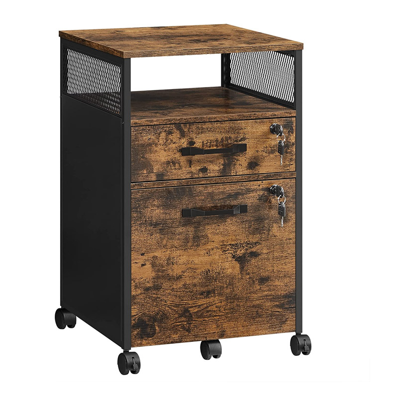 Τροχήλατο Μεταλλικό Έπιπλο Γραφείου με 2 Συρτάρια και 1 Ράφι 42 x 44 x 69 cm VASAGLE OFC077B01 Τροχήλατο Μεταλλικό Έπιπλο Γραφείου με 2 Συρτάρια και 1 Ράφι 42 x 44 x 69 cm VASAGLE OFC077B01